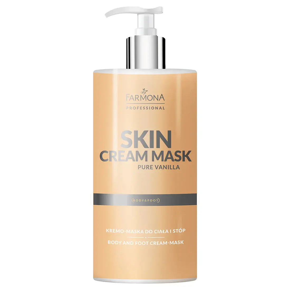 Crèmemasker voor lichaam en voeten | Vanille | 500 ml TOMORO Essentials