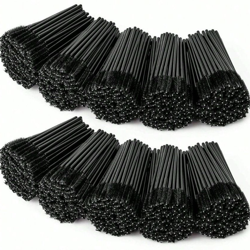 Wegwerp mascarastokjes | Roze of zwart | 50 stuks