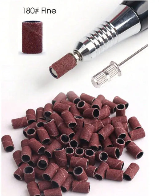 Schuurbandjes | 180 grit | 100 stuks TOMORO Essentials