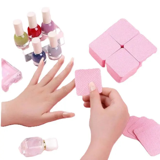 Nageldoekjes | Roze of wit | 100 stuks