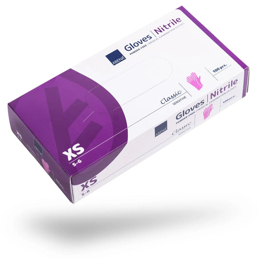 Nitrile gloves | XS | Black or pink | 100 pieces