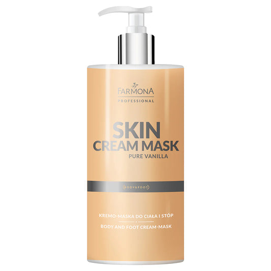 Crèmemasker voor lichaam en voeten | Vanille | 500 ml