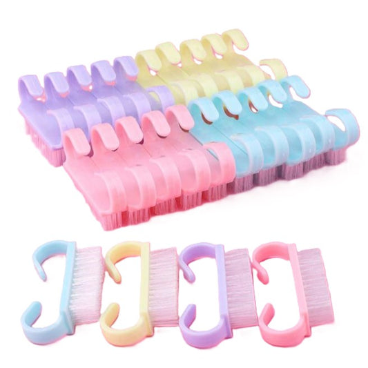 Kleine nagelreinigingsborstels | Meerkleurig | 50 stuks
