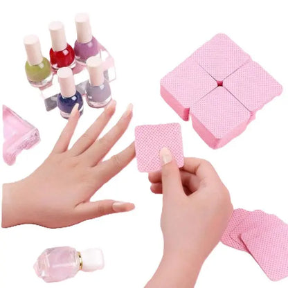 Nageldoekjes | Roze of wit | 100 stuks